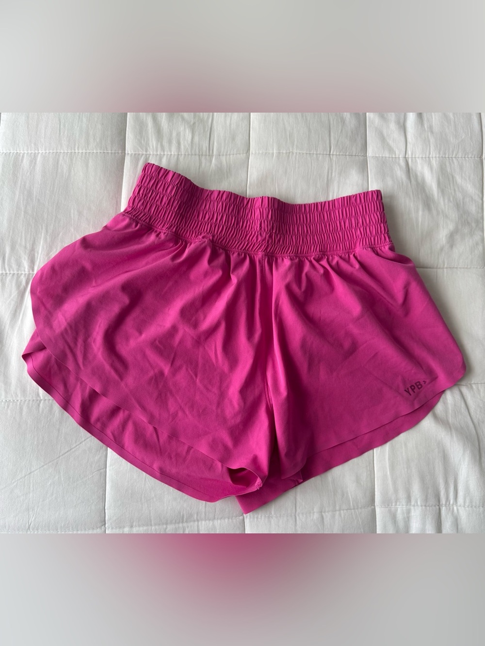 YPB by Abercrombie Hot Pink Lined Motion-Tek Shorts